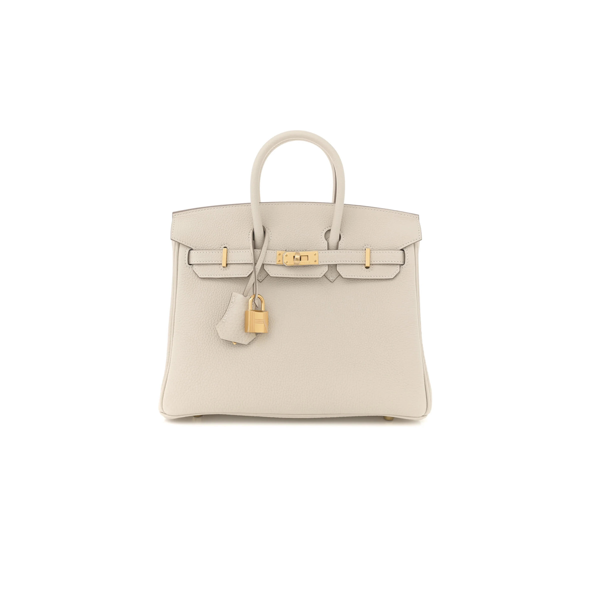 H**me5 master birkin 25 retourne togo craie gold hardware h041344cc10 (25*20*13cm)